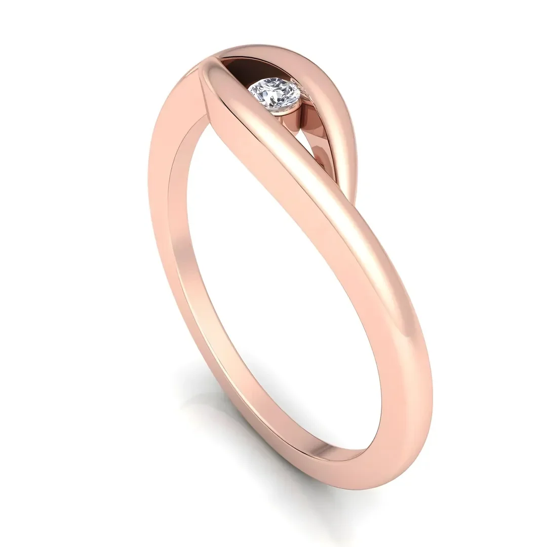 Sonsuz Bağ Tektaş Pırlanta Yüzük GIA/HRD