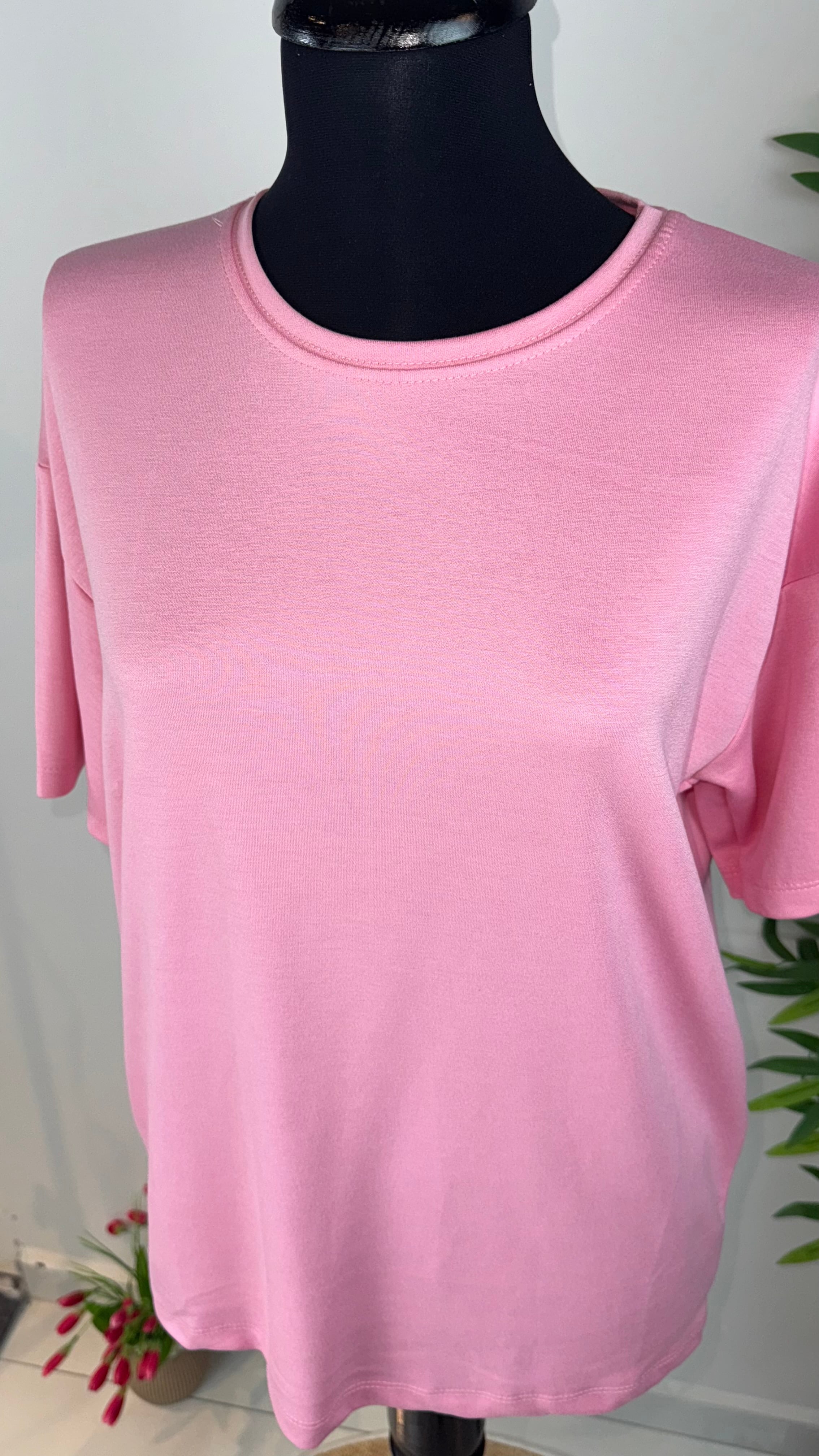 Basic Tişört - Pembe