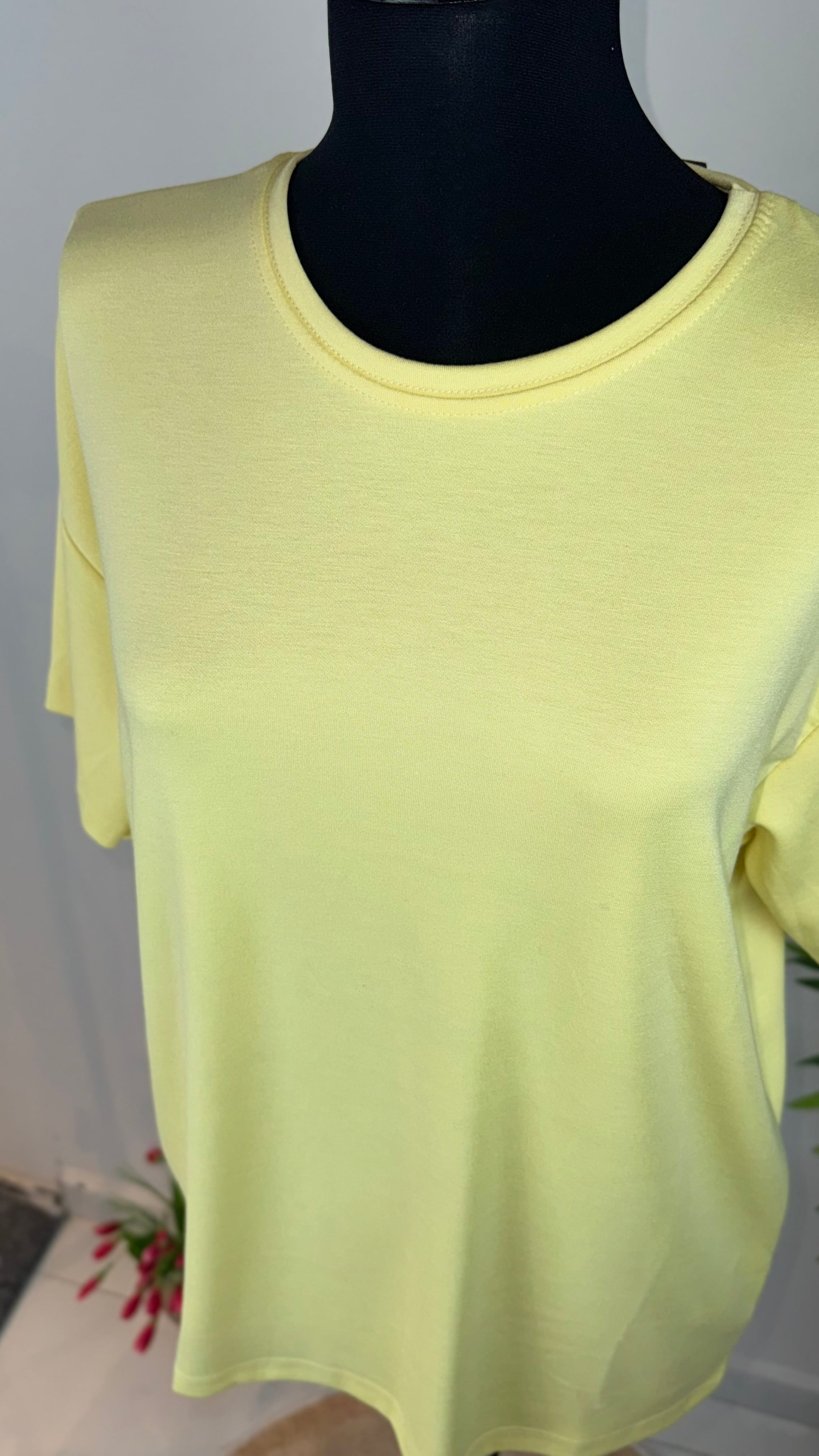 Basic Tişört - Sarı