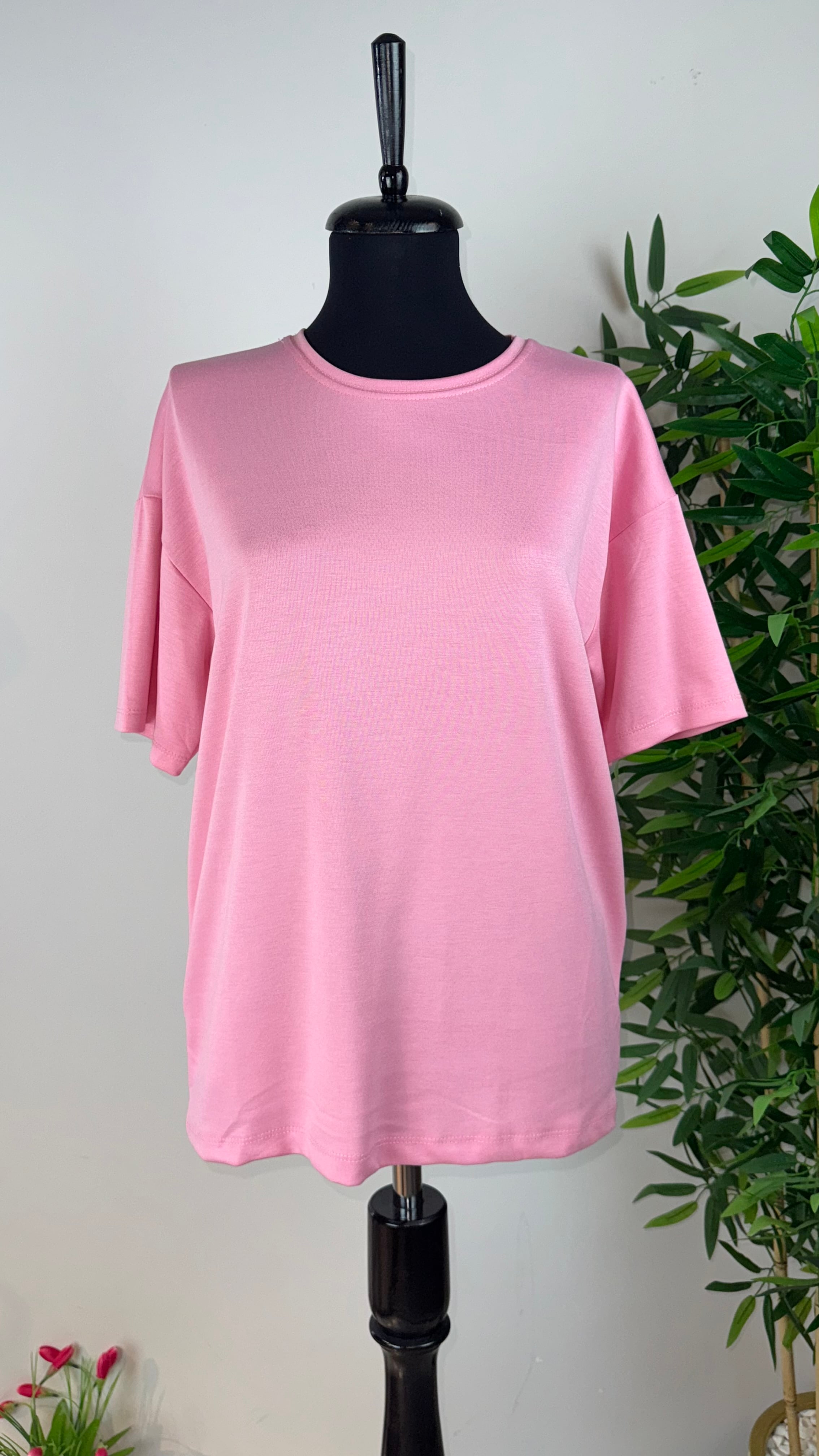 Basic Tişört - Pembe