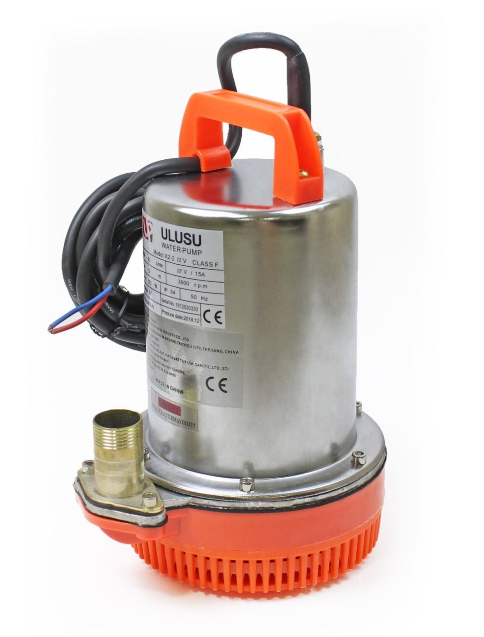 Limk 12 Volt DC Submersible Pump Marine Water Pump 7 mss 2.7 m³/h