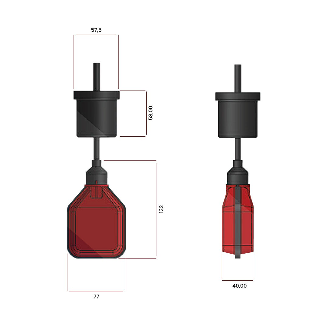 Element Electric Float Switch 3 Meter Water Level Float Switch