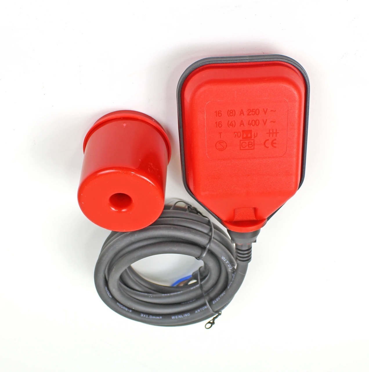 EPC 1 meter Liquid Level Floater with Rubber Cable - Electric Float Switch