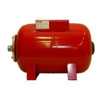 24 Liter Horizontal Expansion Tank, Connection Diameter 1 inch