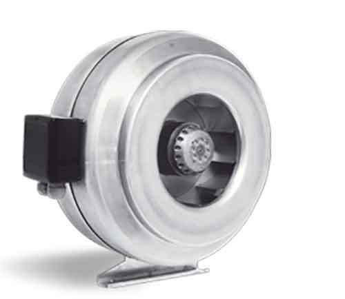 Aircol 100 Channel, Pipe Type Round Fan 390 m³/h 2300 RPM - Aircol 100 KF