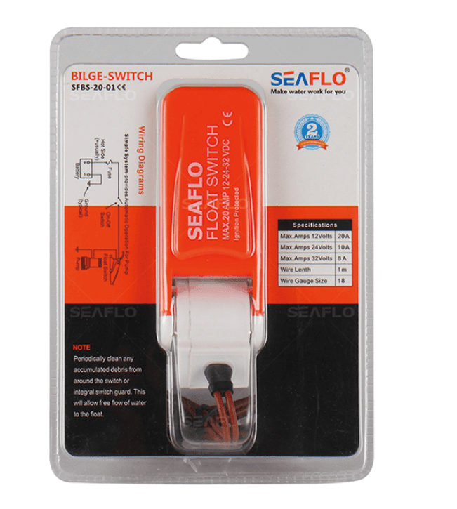 Seaflo Bilge Pump Float Switch, DS Pump Float SFBS-20-01