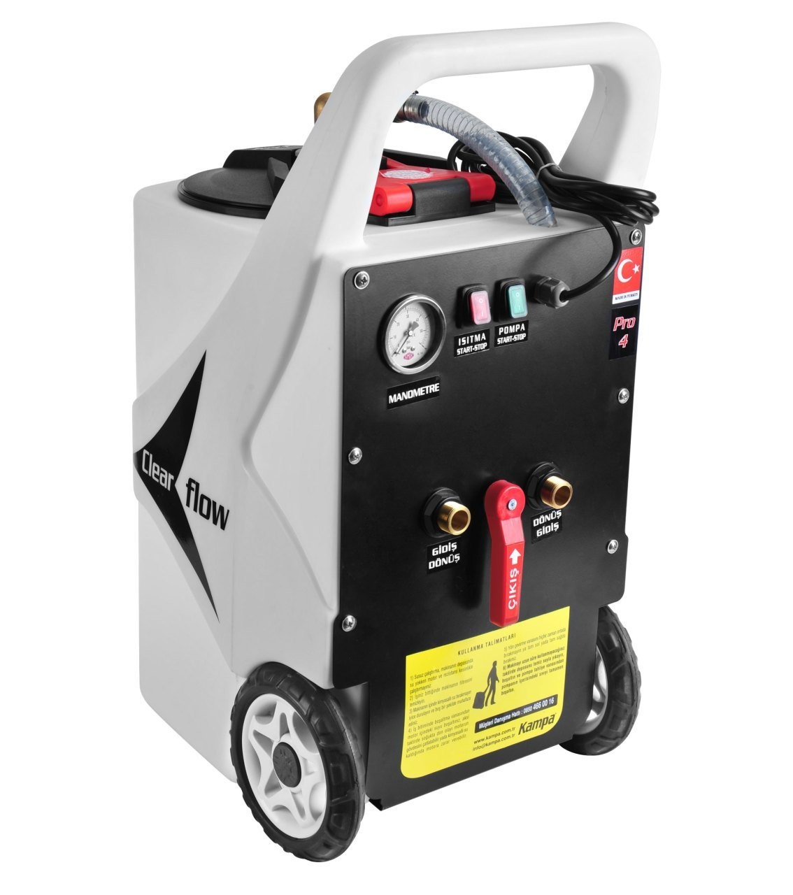 Kampa Dual-Action Radiator Cleaning Machine Pro-4 with Heater