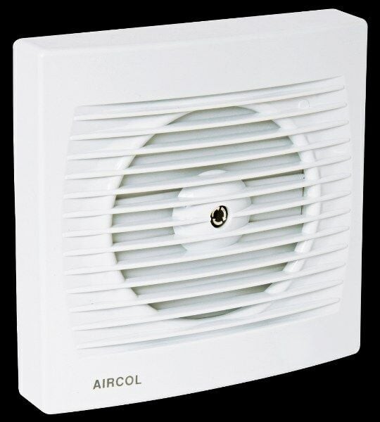 Aircool 100 Shuttered Toilet, WC and Bathroom Fan / Aspirator 100 m³/h - Aircol 100 MP