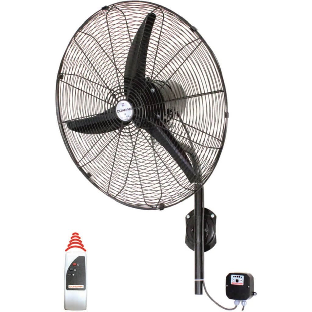 Dundar SV 75 Remote Control Industrial Wall Type Fan 30''