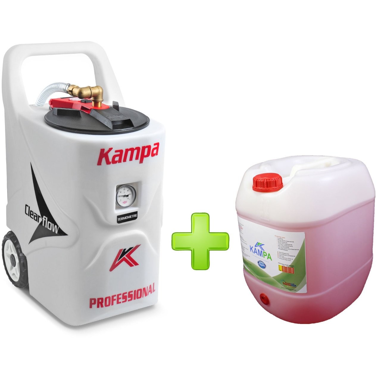 Kampa Radiator Cleaning Machine Double-Sided Pro-4 Resistance + 30 Kg. Chemical