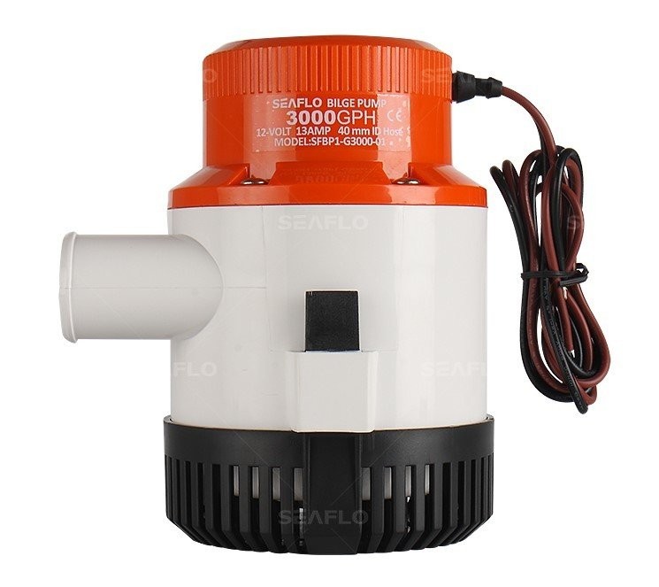 Seaflo SR12214 Bilge Pump 12V 3000 GPH SFBP1-G3000-01