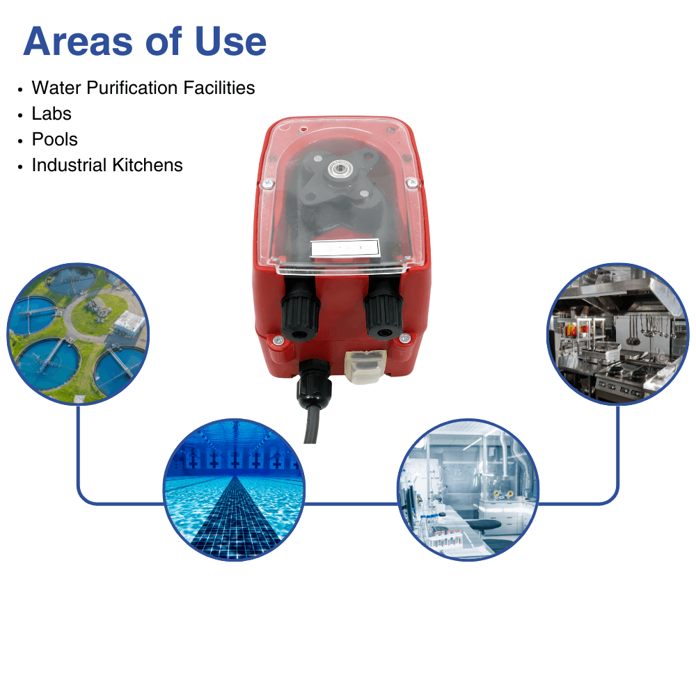 Kampa Polisher Dosing Pump, Peristaltic Pump 1.8 Liters / Hour 3 Bars 220V