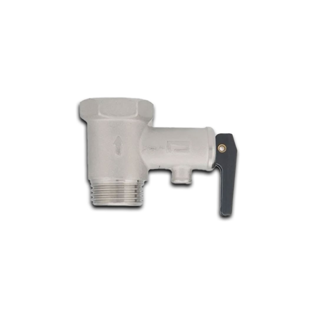 Pakkens 1/2'' Water Heater Safety Valve DN15 9 Bar Without Latch