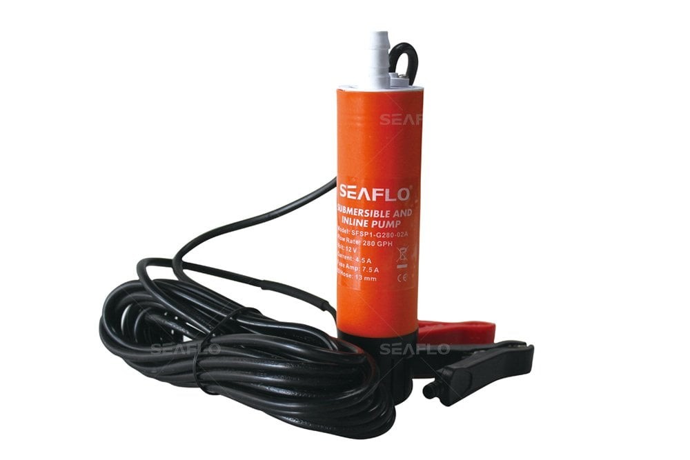 Seaflo SR09518 Bilge Submersible Pump 12 Volt 280 Gph 41mm OD SFSP1-G280-02B