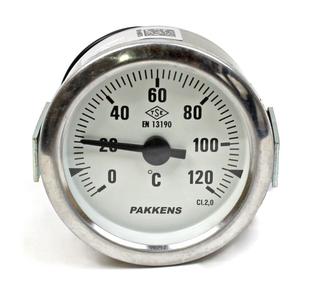 Pakkens Diameter 60 0/+120 °C Panel Type Gas Thermometer Back Connection