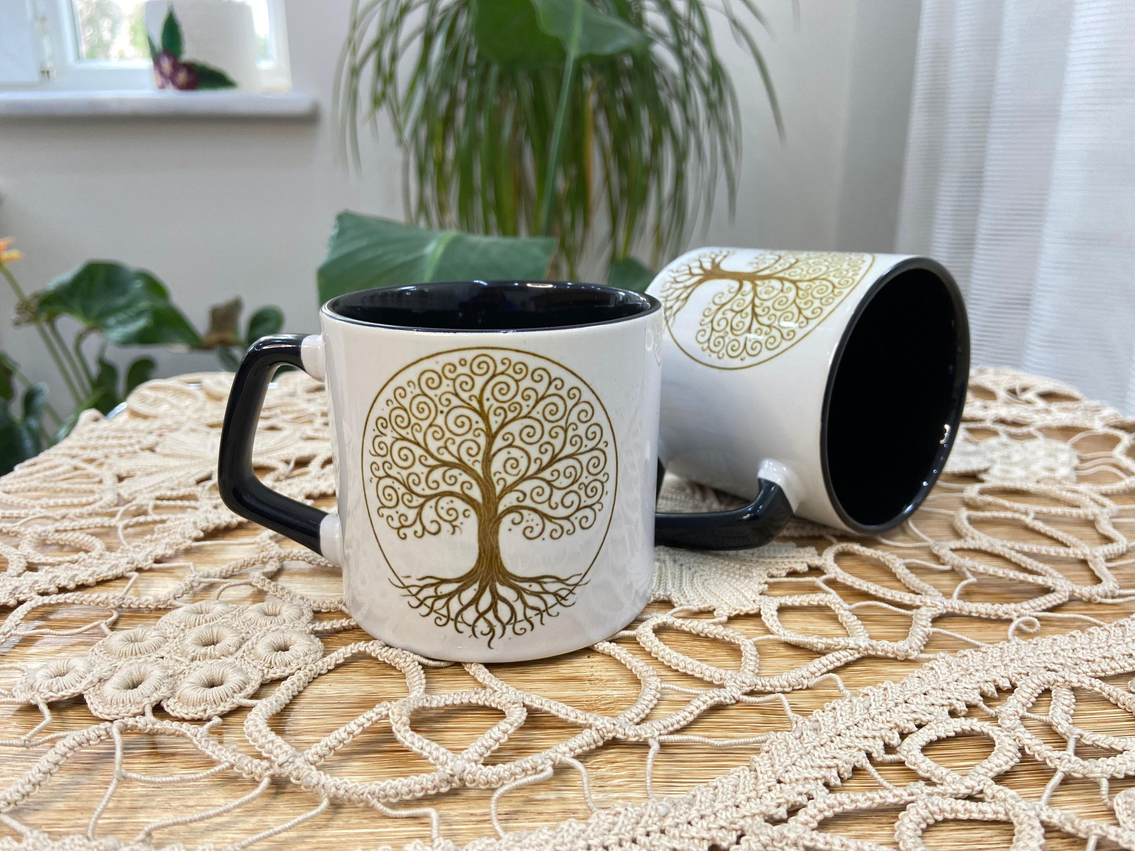 Kahve Kupası Hayat Ağacı