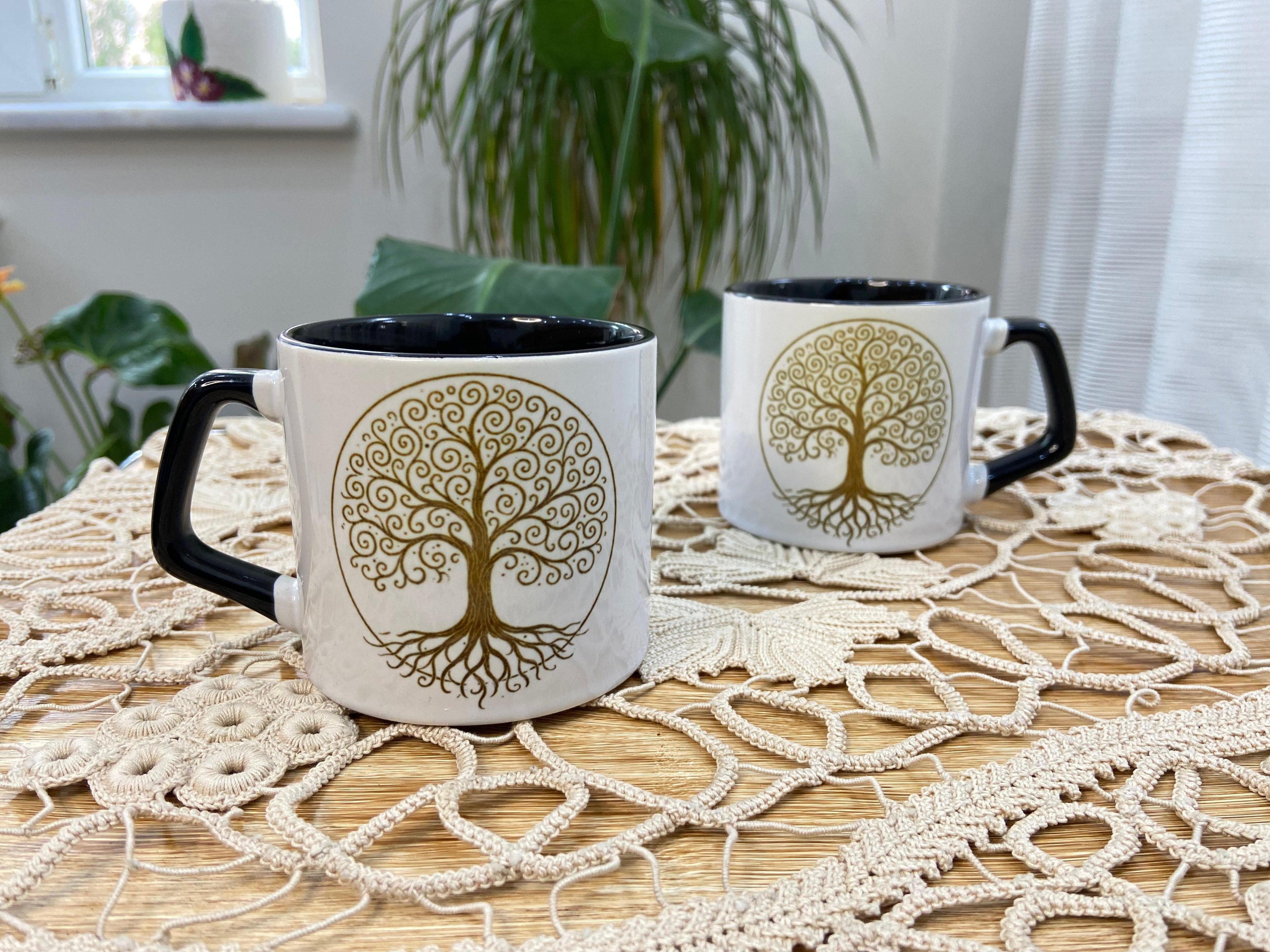 Kahve Kupası Hayat Ağacı