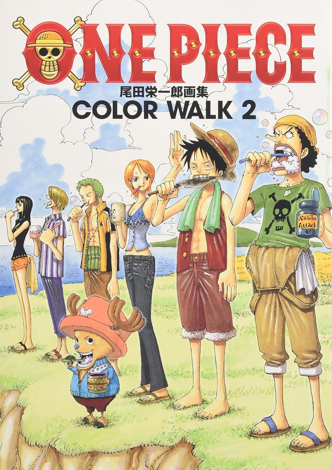 ONE PIECE İllüstrasyon Koleksiyonu COLOR WALK 2 (Jump Comics Deluxe) Japonca