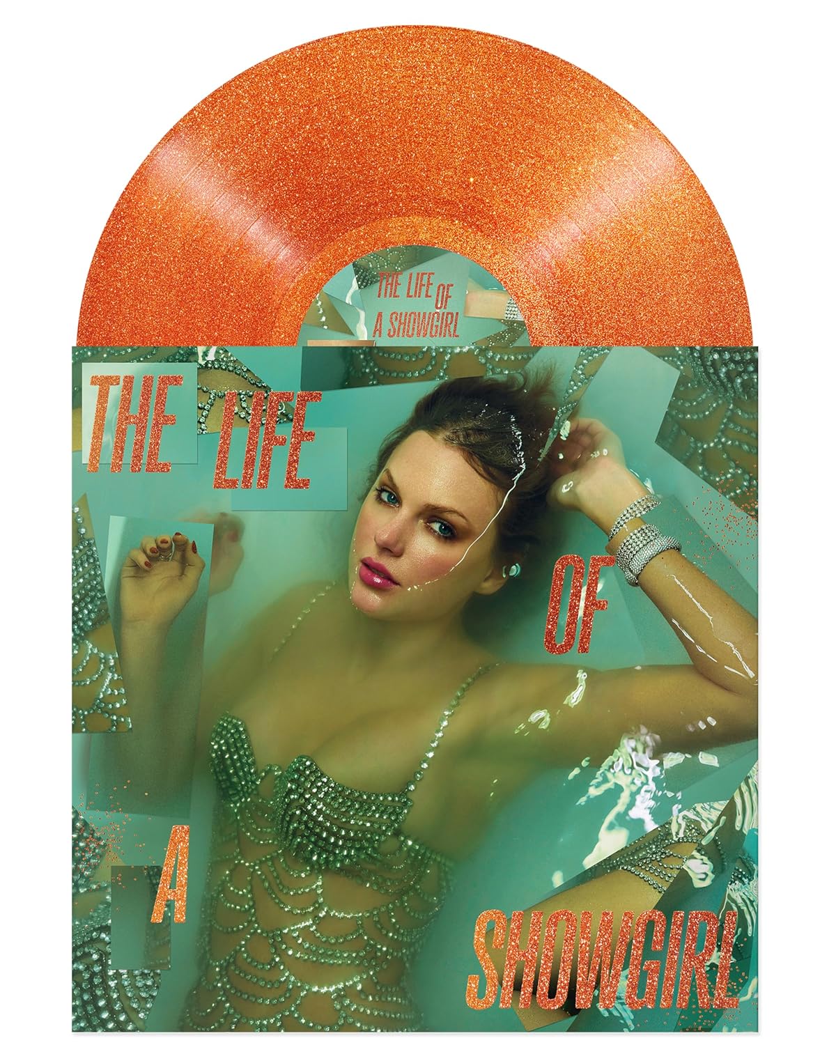 Taylor Swift -The Life of a Showgirl[Sweat & Vanilla Perfume Orange Glitter Vinyl]