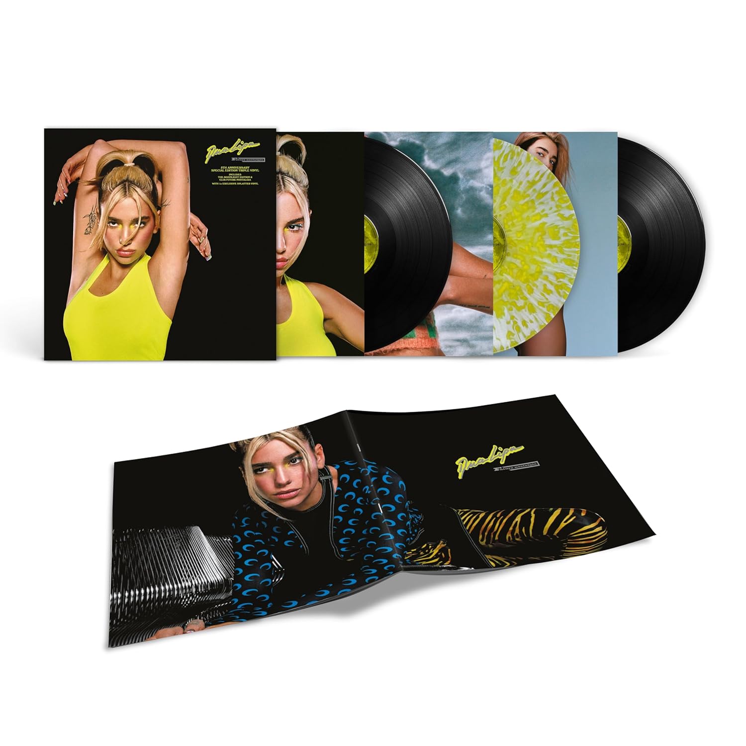 Dua Lipa - Future Nostalgia (5th Anniversary) (Special Edition - 1x Splatter / 2x Black Vinyl)