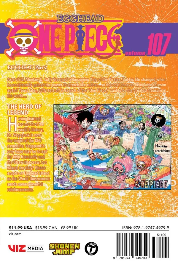 ONE PIECE VOL 107-cegidukkan.com