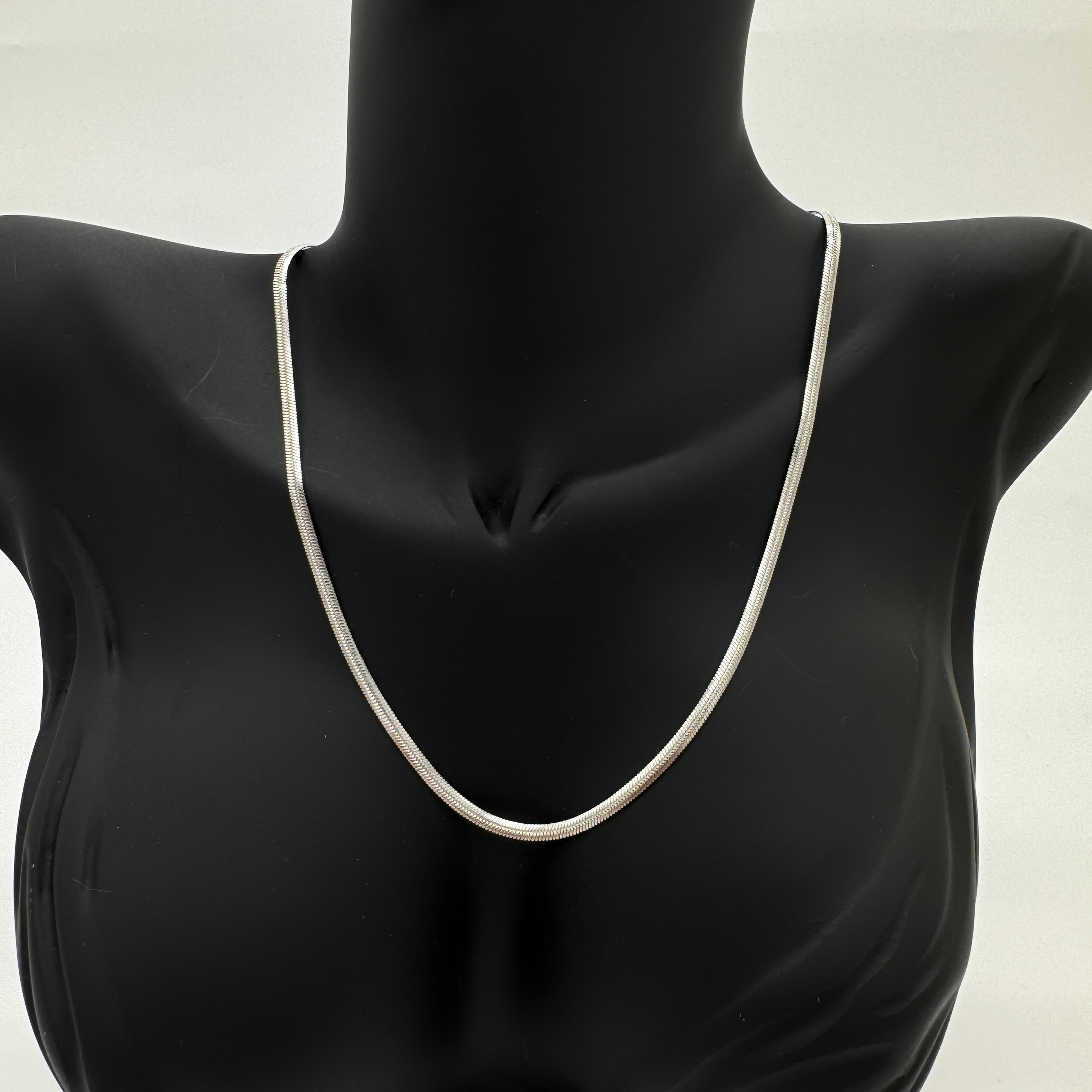 Çelik İtalyan Zincir Unissex Silver Kolye 50cm - Silver