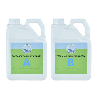 Topraksız Tarım Bitki Besini 5 Lt A ve 5 Lt B