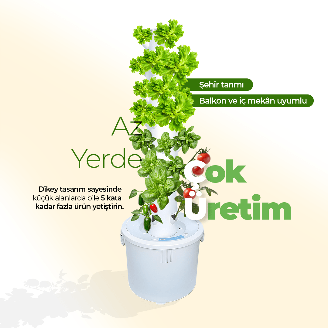 Dikey Hidroponik Sistem Set-1