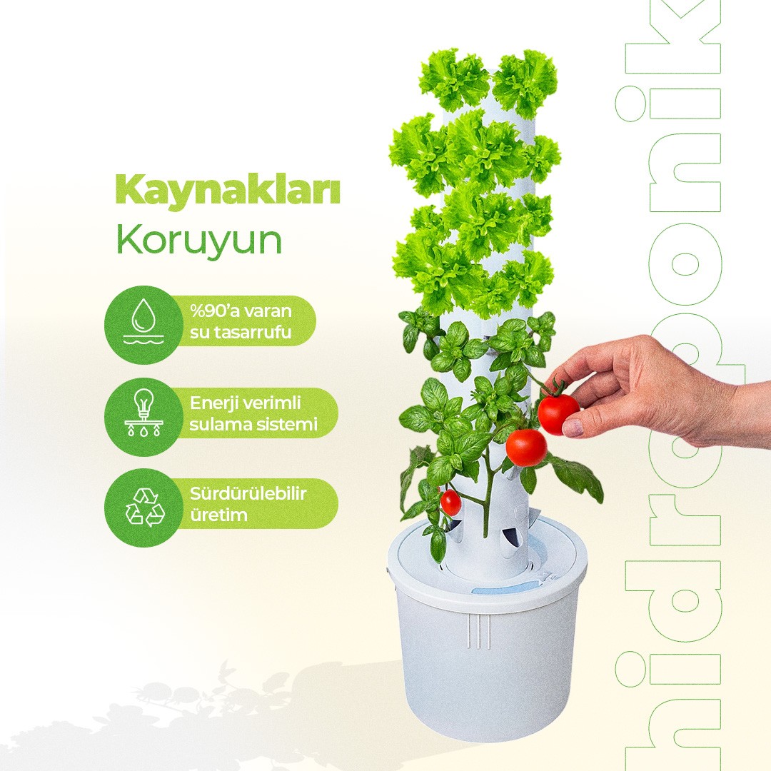 Dikey Hidroponik Sistem Set-1
