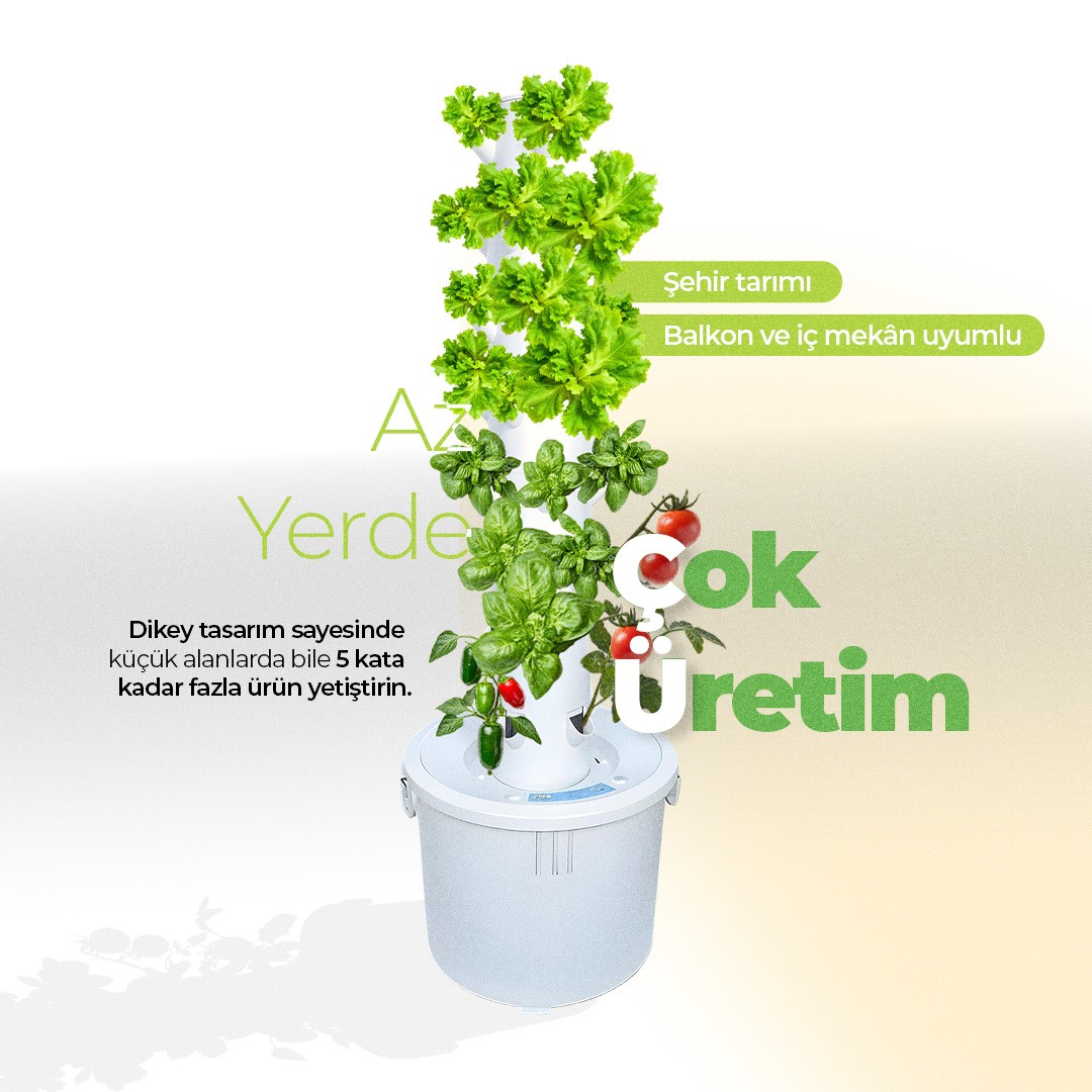 Dikey Hidroponik Sistem Set-1