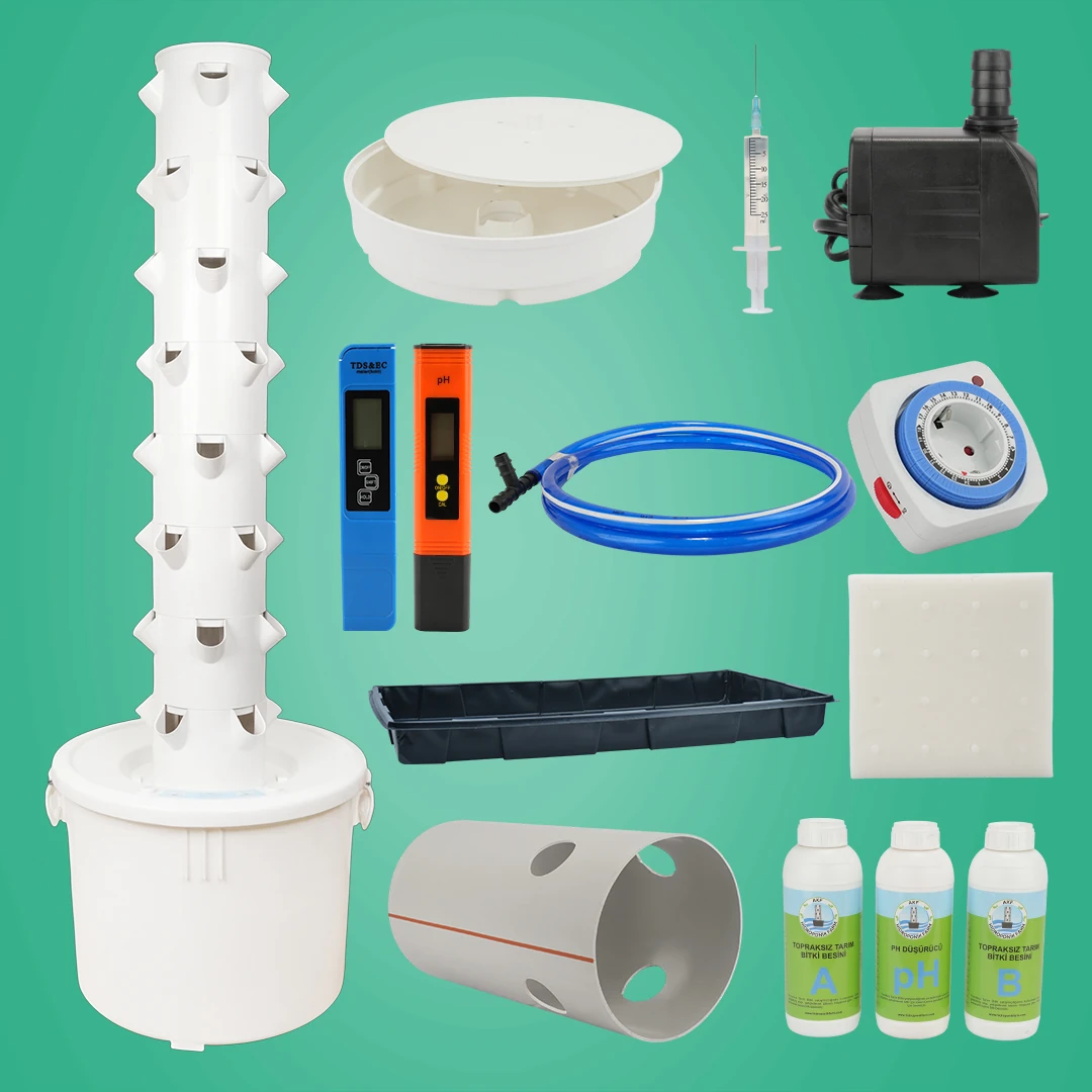 Dikey Hidroponik Sistem Set-3