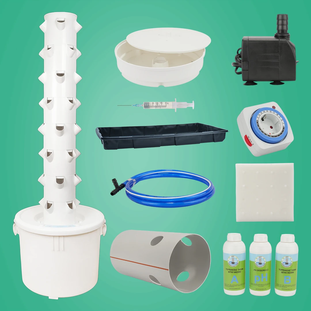 Dikey Hidroponik Sistem Set-2