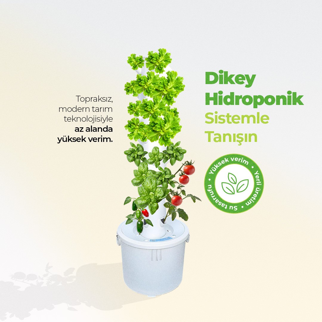 Dikey Hidroponik Sistem Set-1
