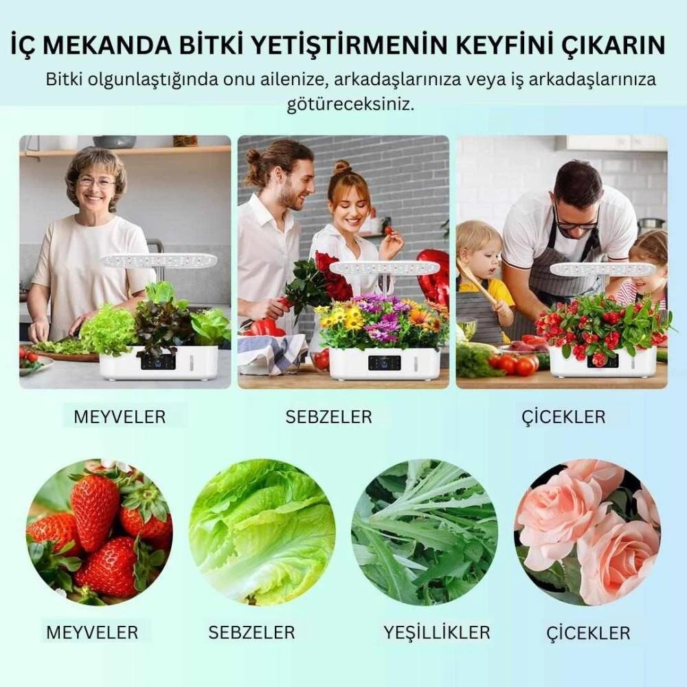 Evde Topraksız Tarım ile Sebze ve Yeşillik Yetiştirme
