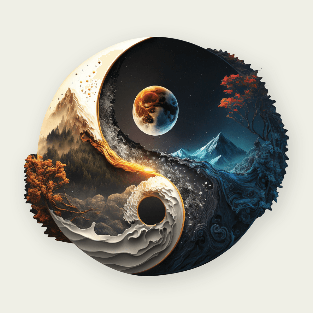 Timber Scent Ying Yang Ahşap Puzzle