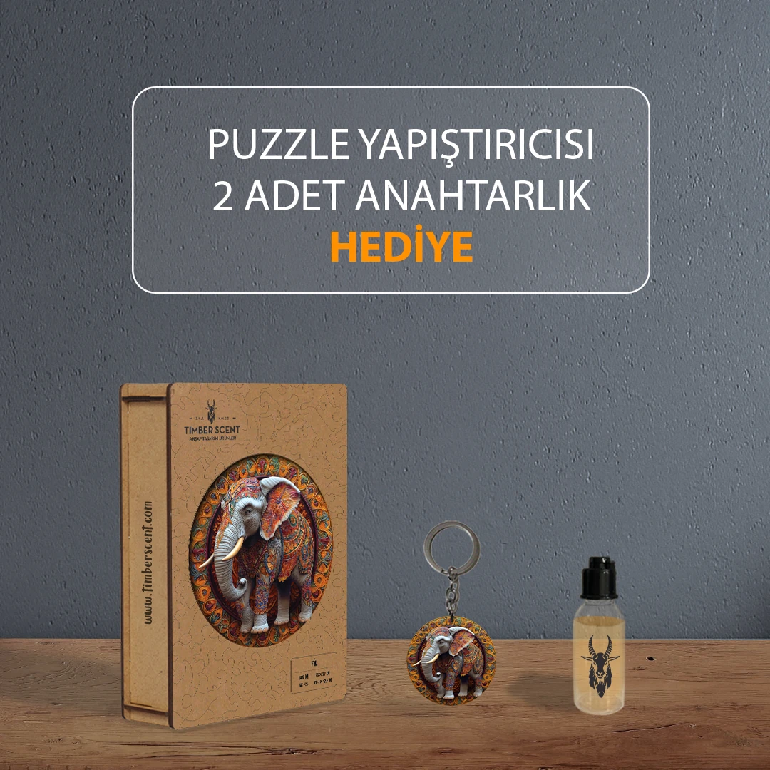 Fil Ahşap Puzzle