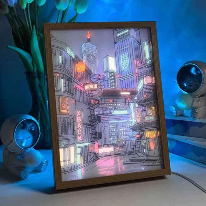 Timber Scent Glow Frame Cyber Street