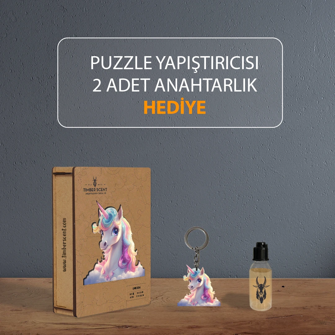 KIDS Unicorn Ahşap Puzzle