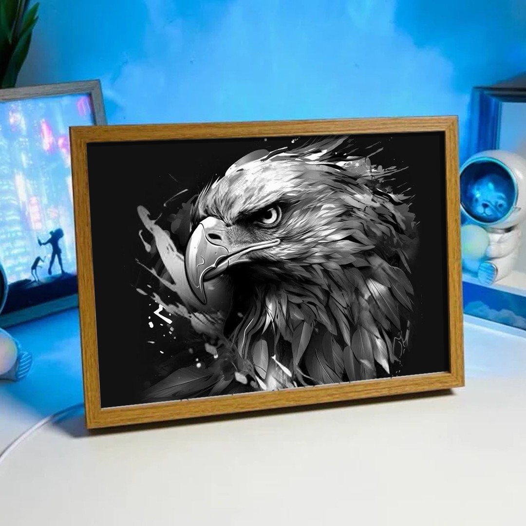 Timber Scent Glow Frame Eagle