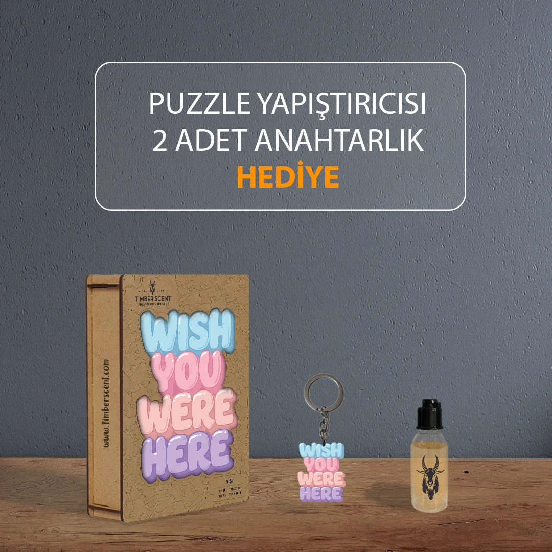Wish You Ahşap Puzzle