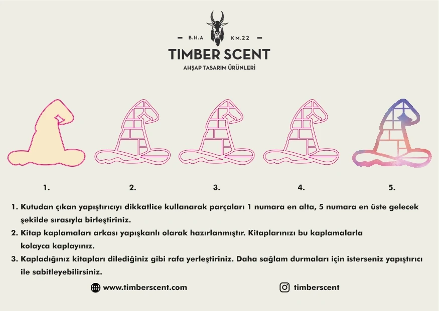 Wizard Hat 3D Puzzle Maket - Mini