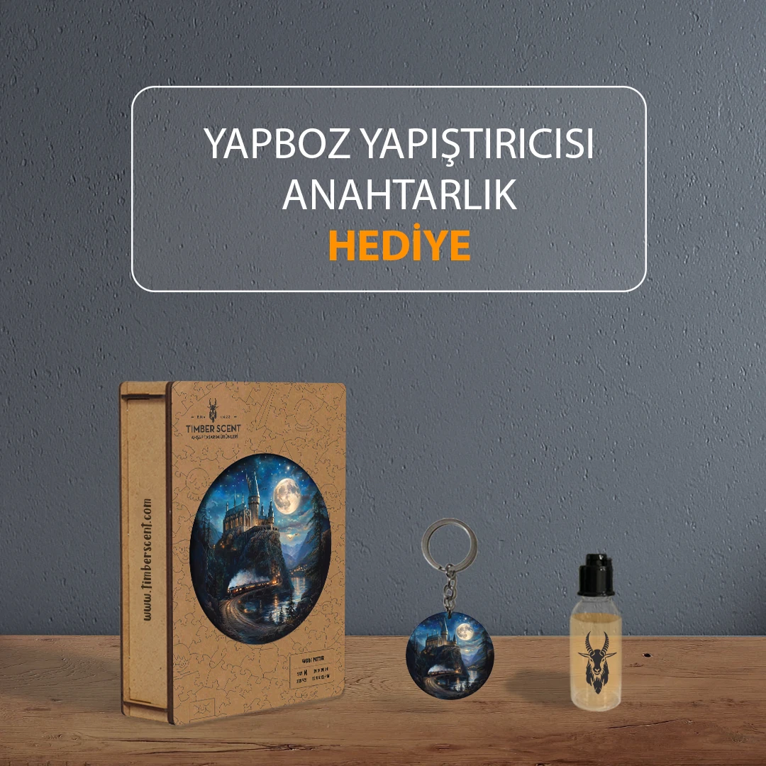 Hogwarts Ahşap Puzzle