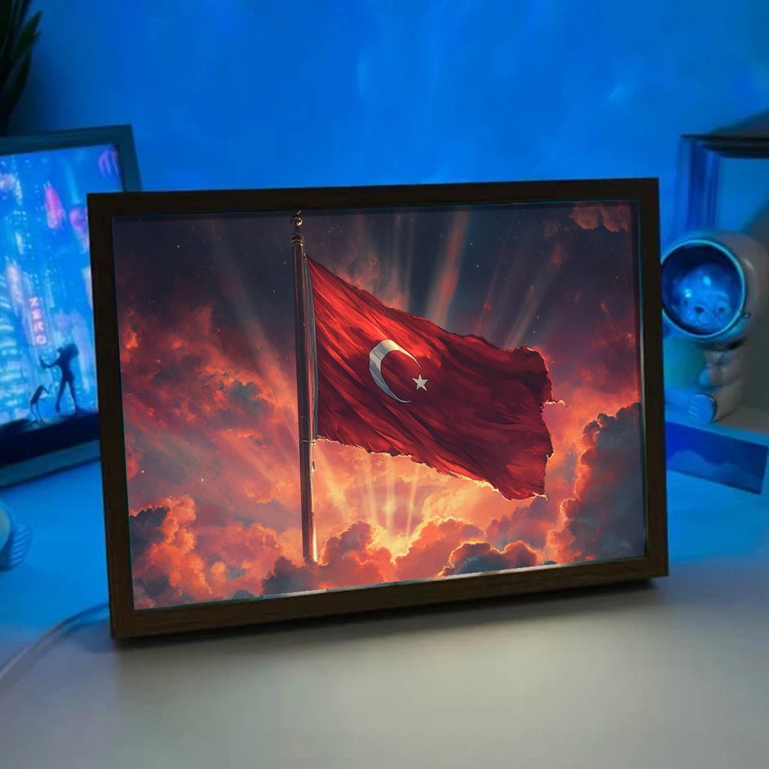 Timber Scent Glow Frame Flag 