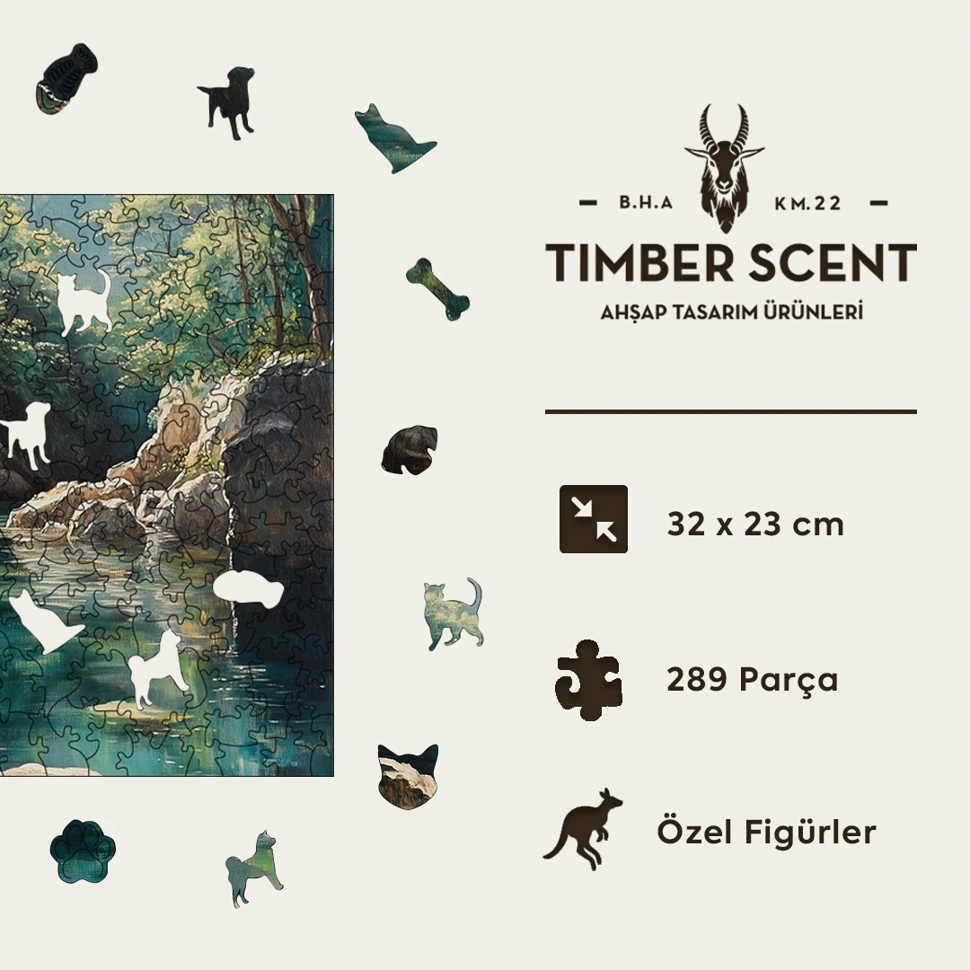 Nehir Ahşap Puzzle