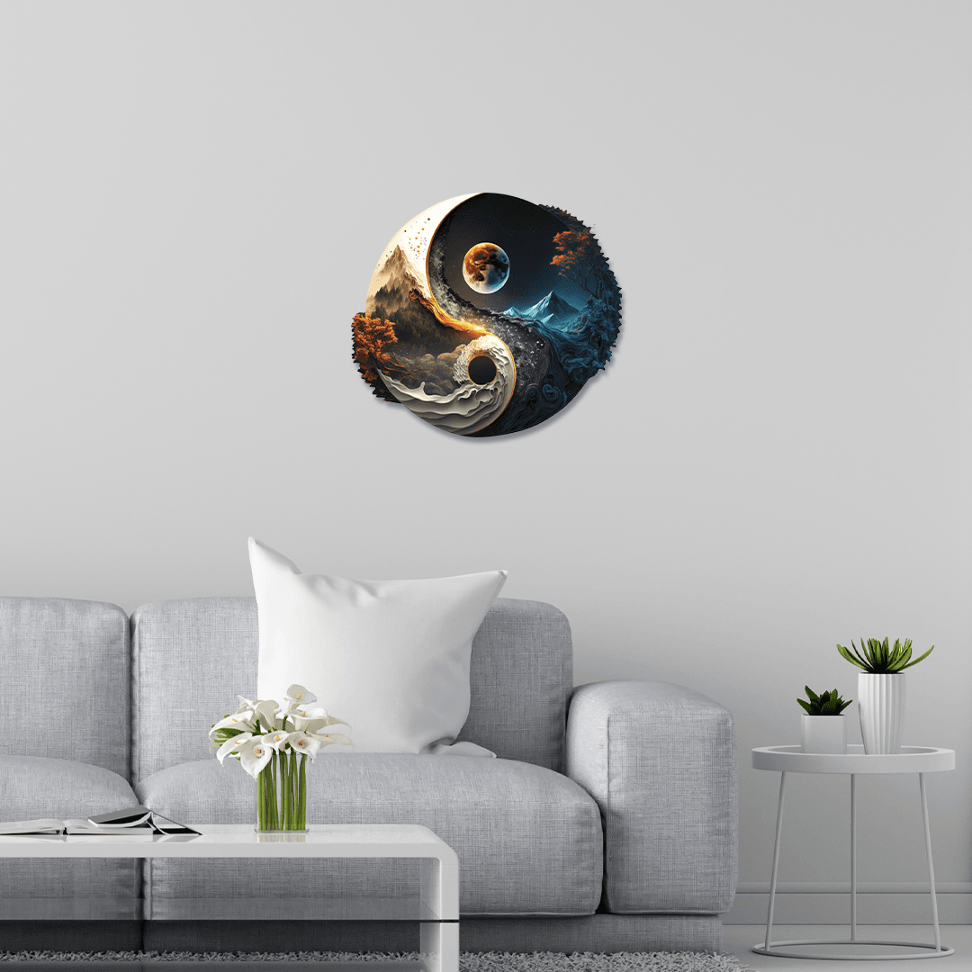 Timber Scent Ying Yang Ahşap Puzzle