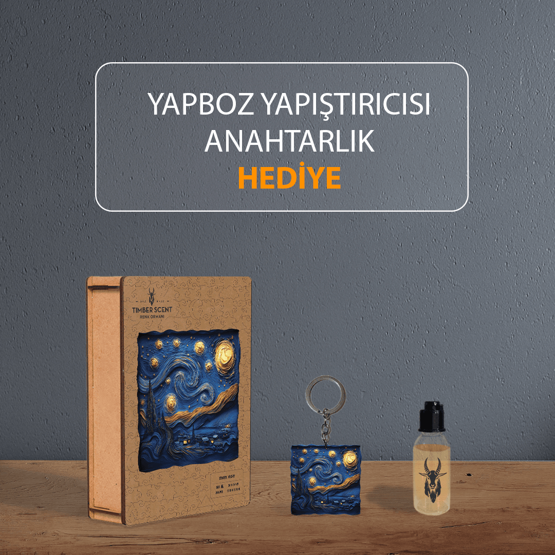 Timber Scent Yıldızlı Gece Ahşap Puzzle