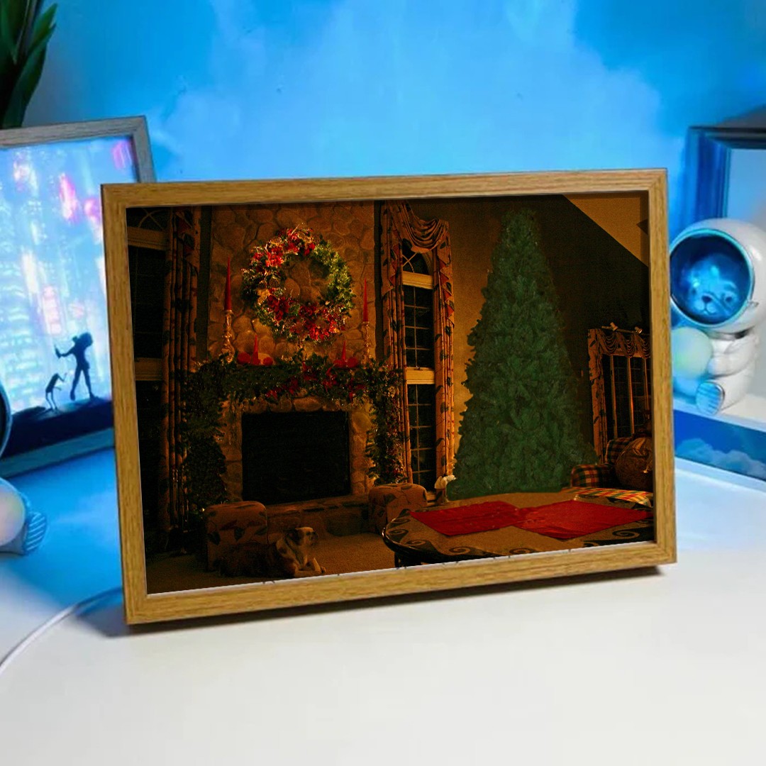 Timber Scent Glow Frame Christmas 