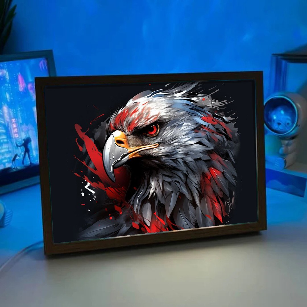 Timber Scent Glow Frame Eagle