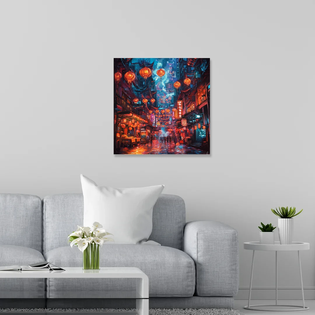 Çin Sokağı Ahşap Puzzle