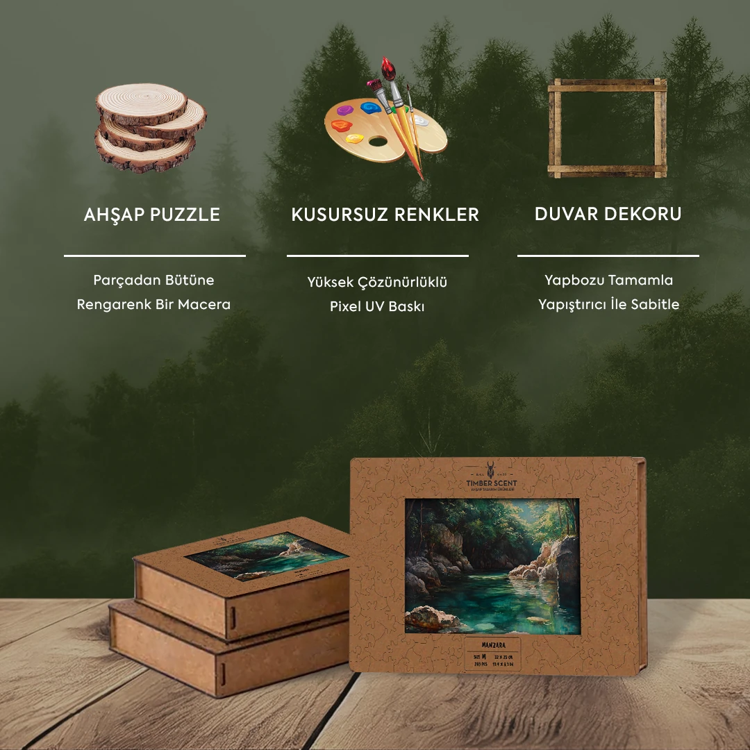 Nehir Ahşap Puzzle
